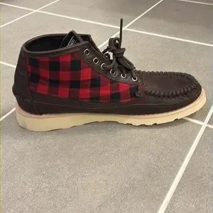 Sebago Seneca Campsides Wool leather buffalo plaid mod boots mens 11.5 wide new Sebago | Shoes | Sebago Seneca Campsides Wool Leather  main image 2